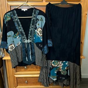 Spencer Alexis skirt & top set 2 pc womens 10 nwt